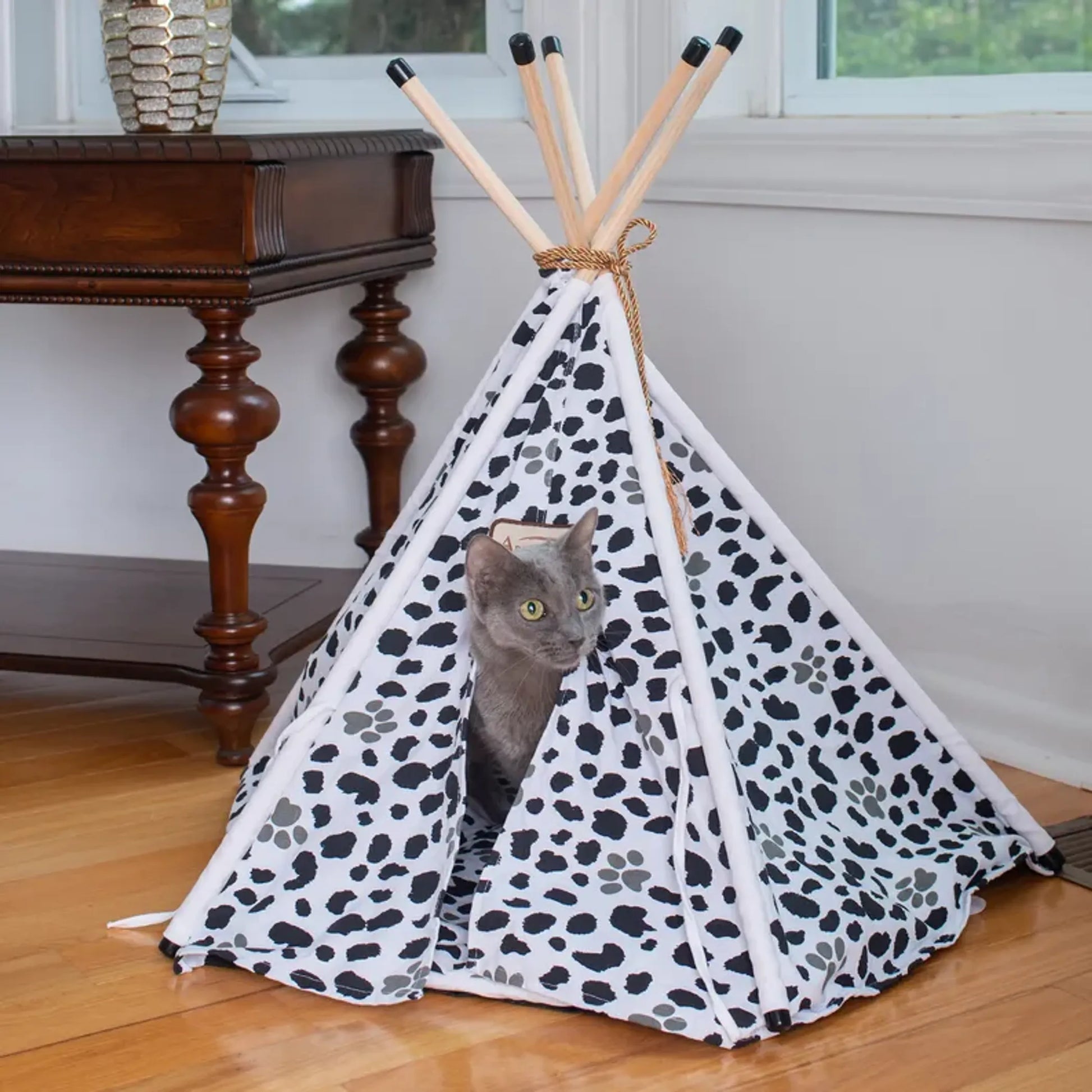 Armarkat Pet Tent/Teepee Style Cat Bed C46, w/Durable Fabric - Your Pet Connection