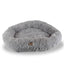 Armarkat Extra Large, Fluffy Gray Round Cat Bed - C71NHS - Your Pet Connection