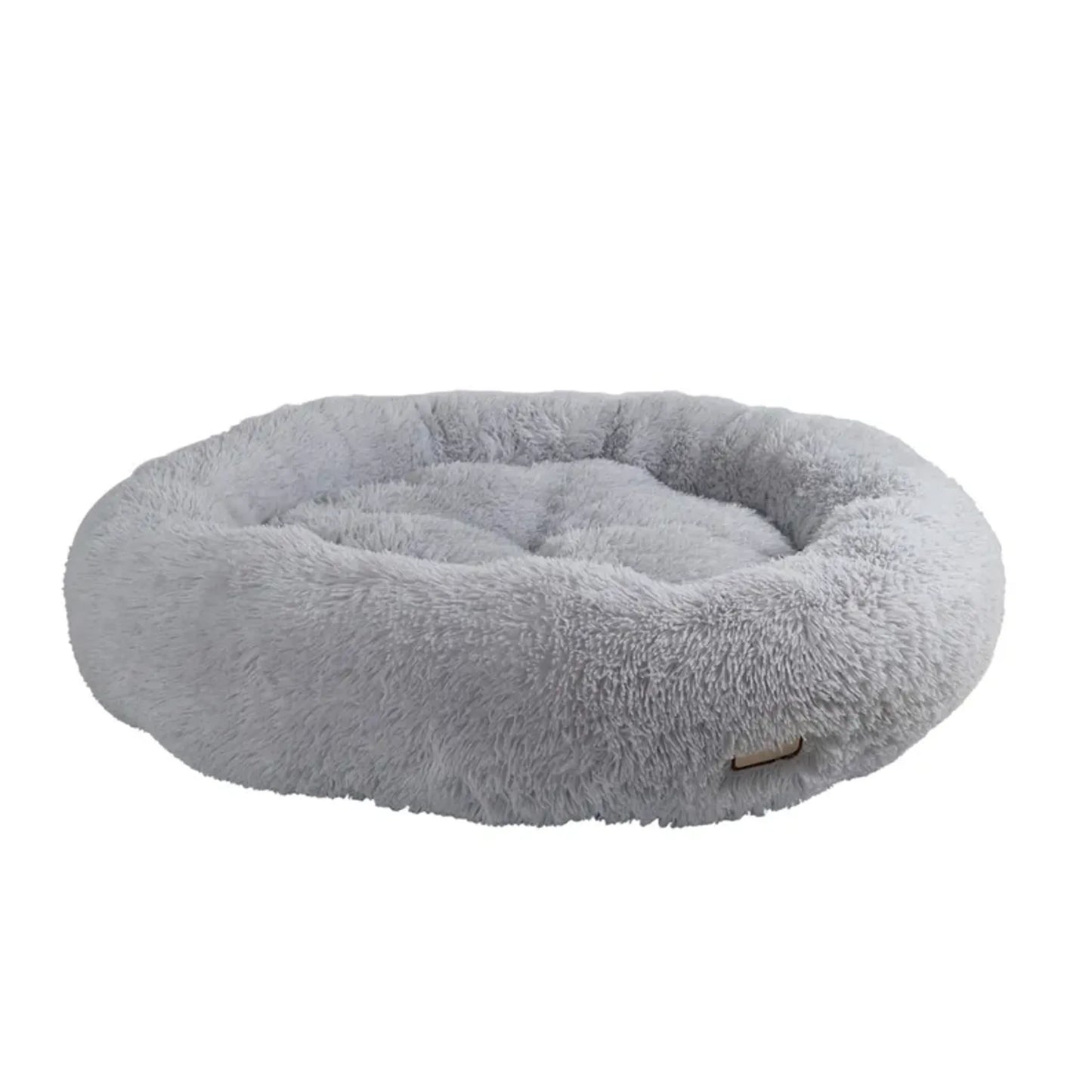 Armarkat Extra Large, Fluffy Gray Round Cat Bed - C71NHS - Your Pet Connection