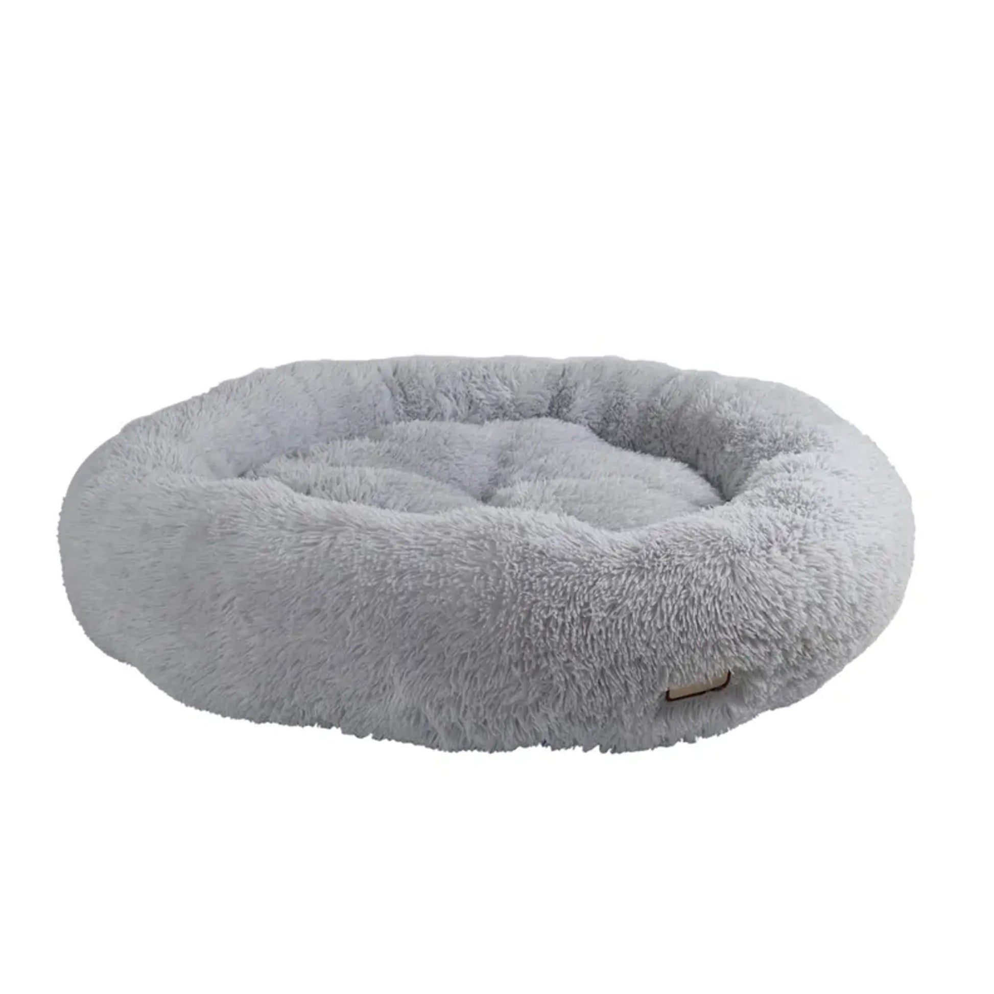 Armarkat Extra Large, Fluffy Gray Round Cat Bed - C71NHS - Your Pet Connection