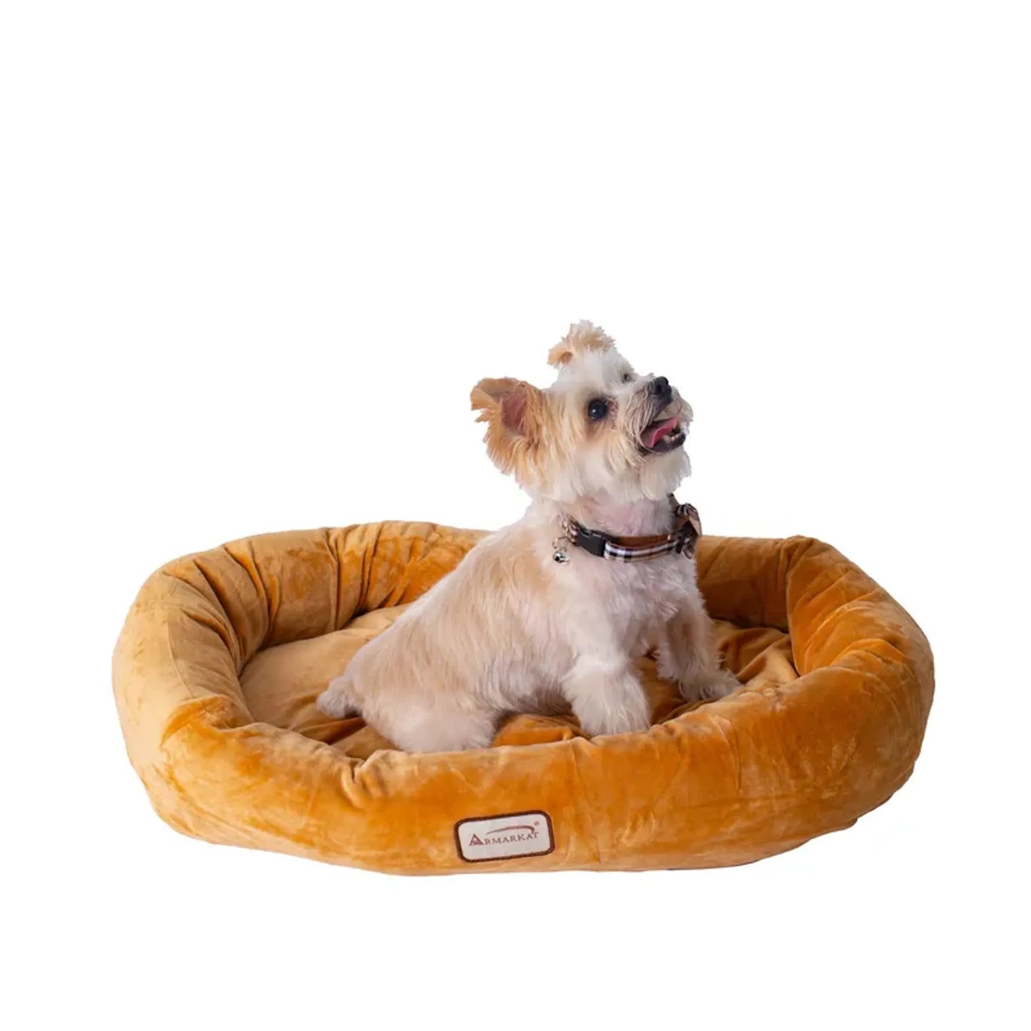 AeroMark Armarkat D02CZS Velvet Pet Bed Small