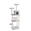GleePet 74-Inch Real Wood Cat Tree W Seven Levels Gray - Your Pet Connection