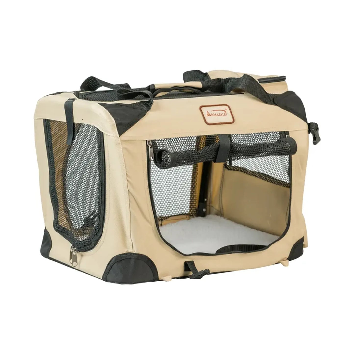 Armarkat FoldIng Soft Dog Crate Pet Travel Carrier PC201B - Your Pet Connection