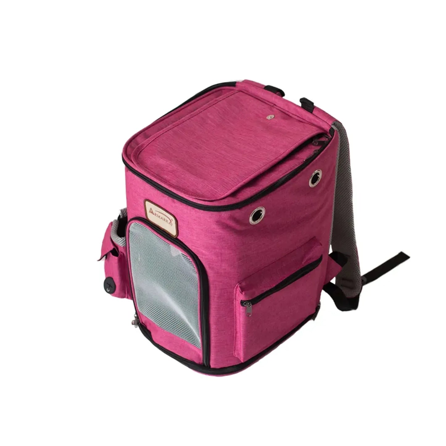 Armarkat PC301P Pets Backpack Pet Carrier In Pk and Gy Combo - Your Pet Connection