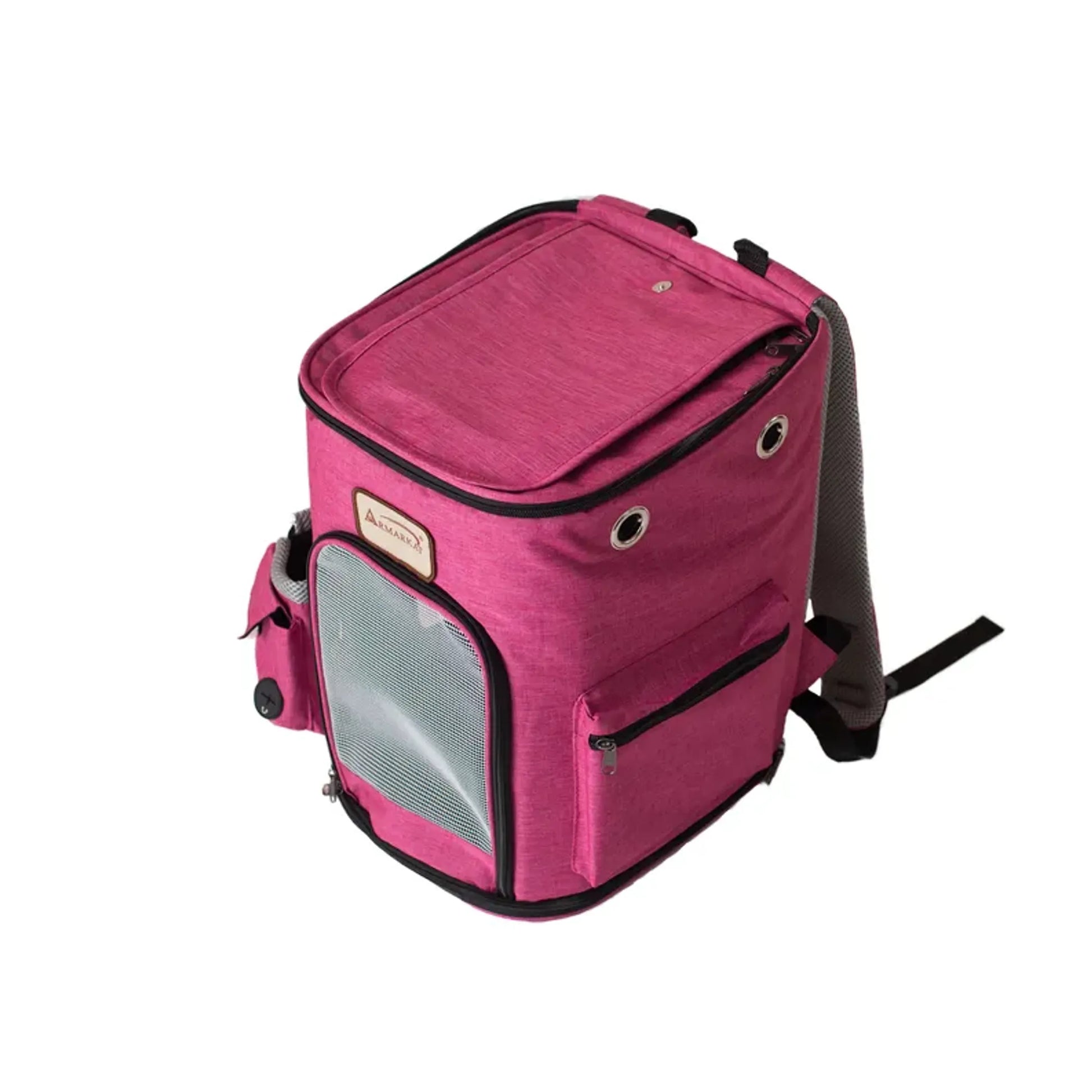 Armarkat PC301P Pets Backpack Pet Carrier In Pk and Gy Combo - Your Pet Connection