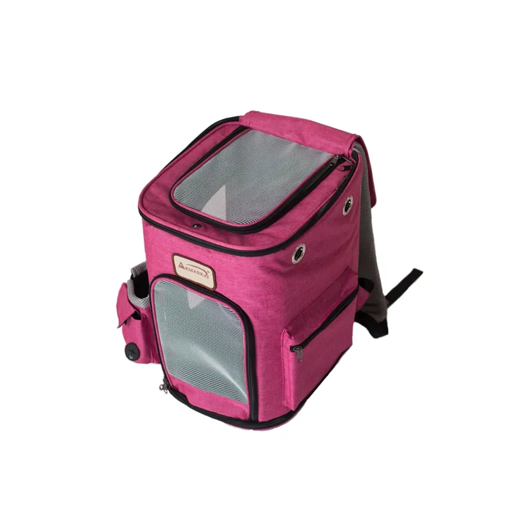 Armarkat PC301P Pets Backpack Pet Carrier In Pk and Gy Combo - Your Pet Connection