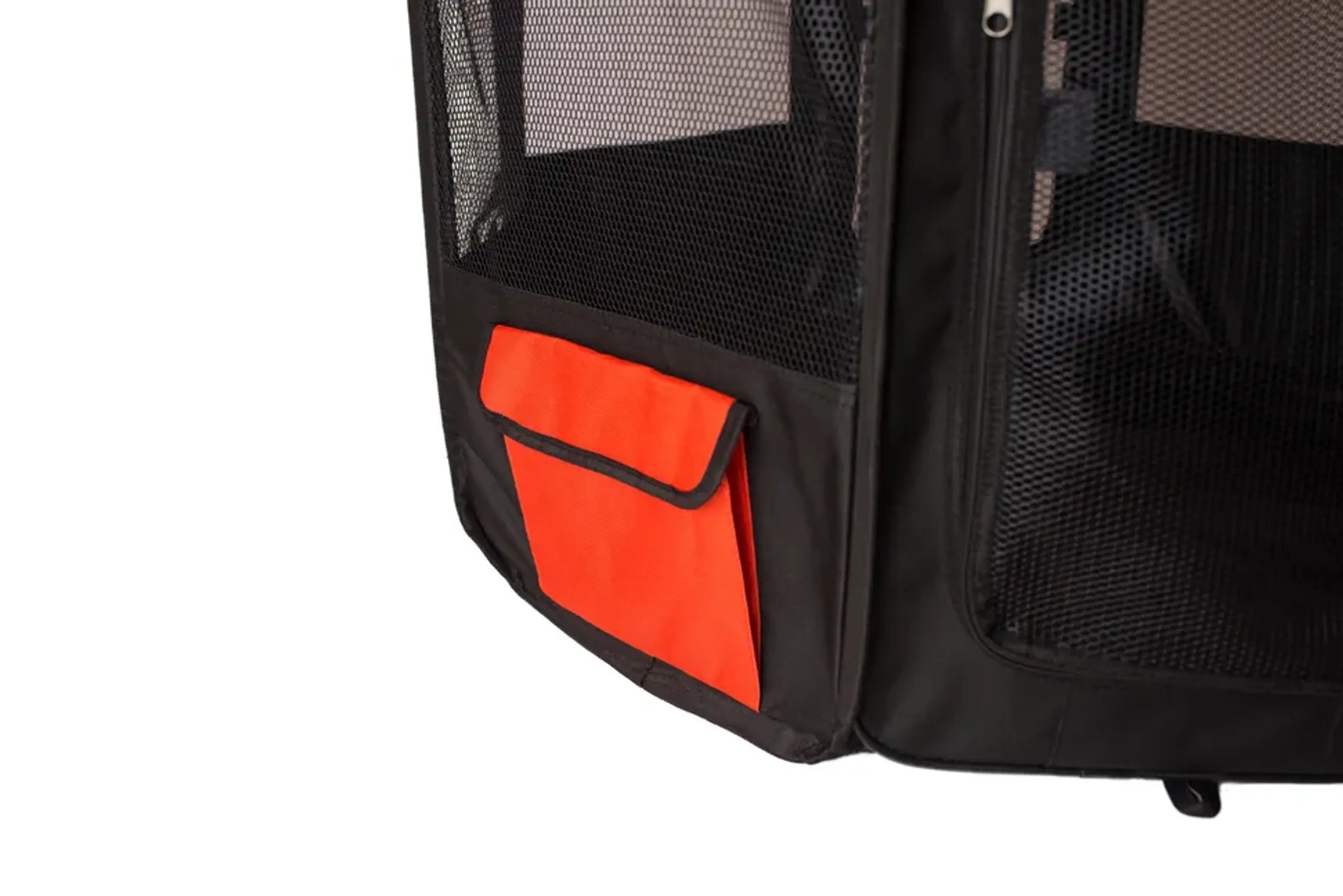Armarkat PP002R-M Portable Pet Playpen In Bk and Rd Combo - Your Pet Connection