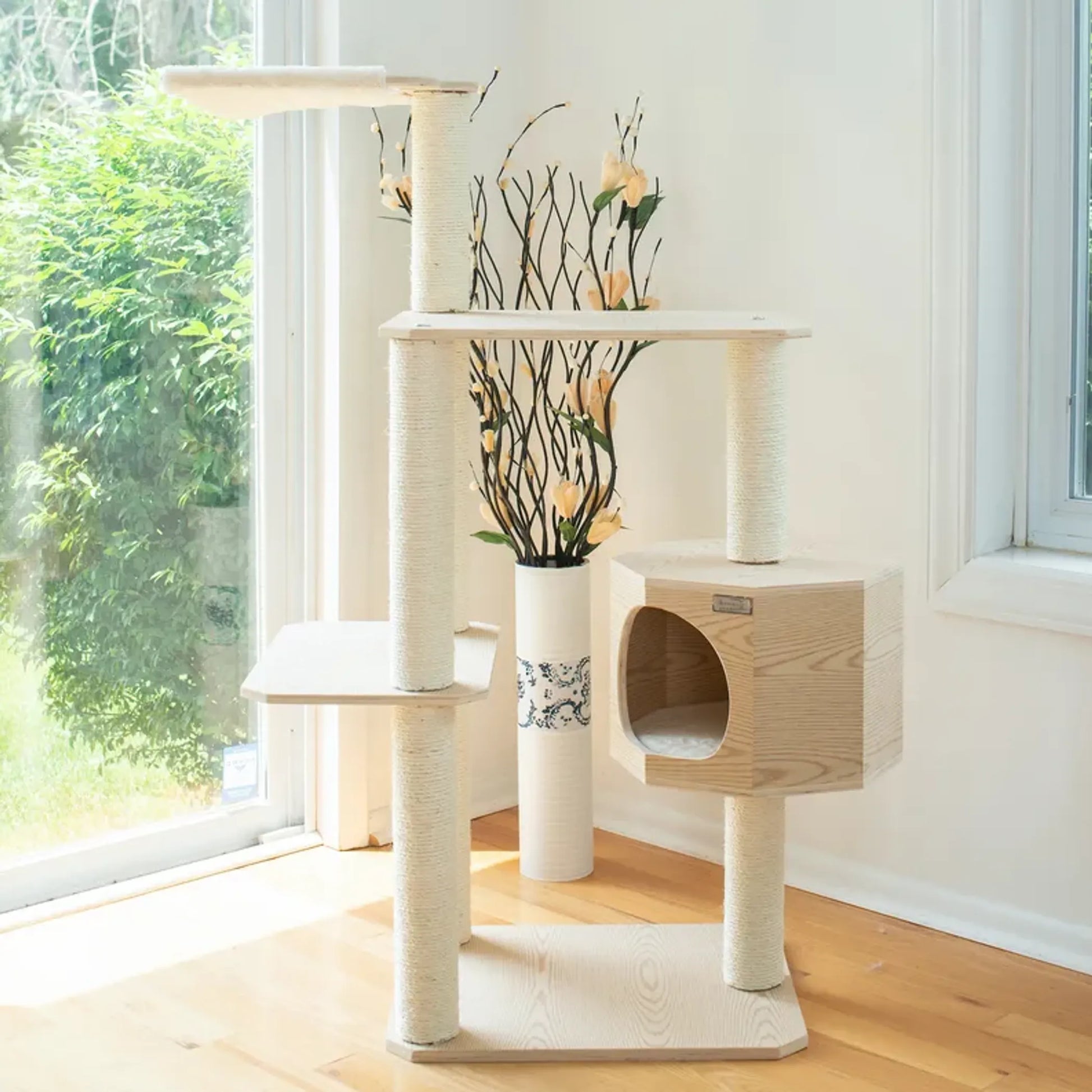 Armarkat Premium Scots Pine 54-Inch Cat Tree W Three Levels - Your Pet Connection