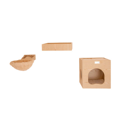 Wall Series: Tree W1907B W Condo, Perch And Soft Perch - Your Pet Connection
