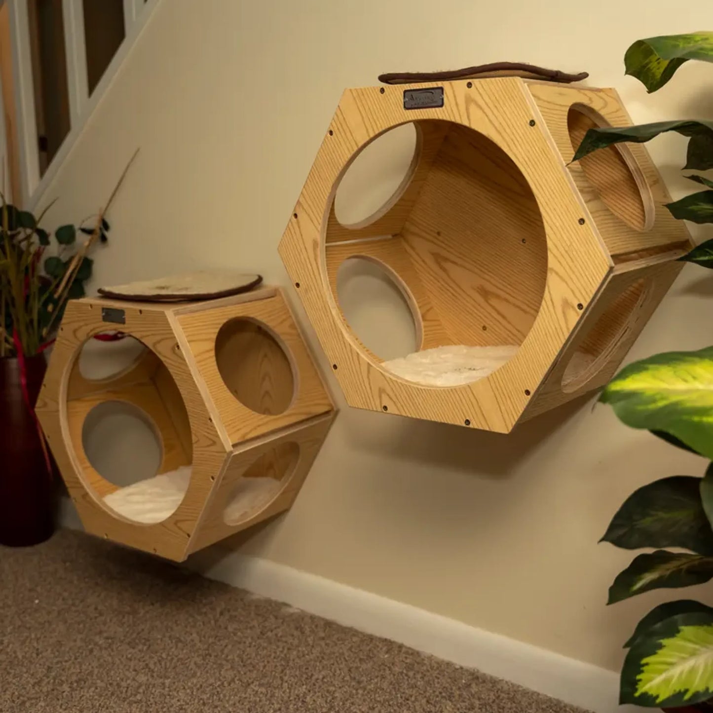 Armarkat Wall Series: Set of Two Wall Tree Additions W2107A - Your Pet Connection