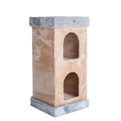 Armarkat Real Wood Double Condo Cat House With Carpet - Your Pet Connection