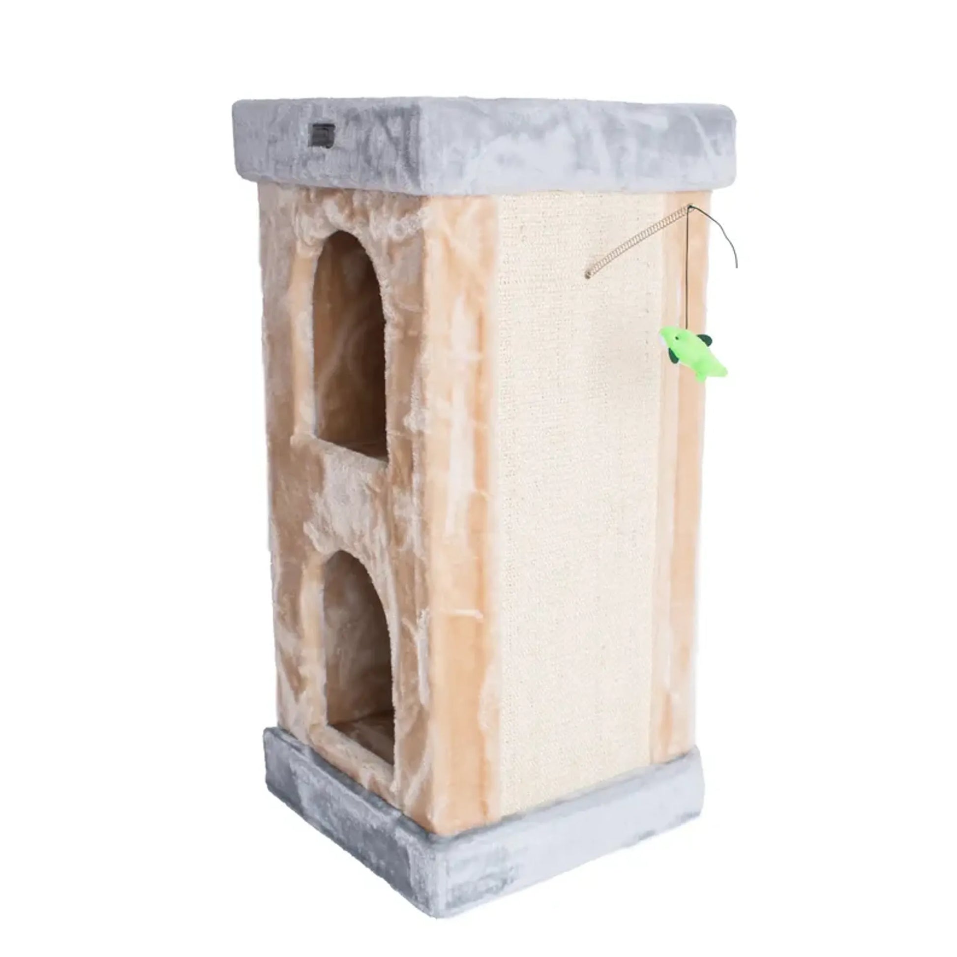 Armarkat Real Wood Double Condo Cat House With Carpet - Your Pet Connection