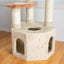 Armarkat X5703 Carpet Cat Furniture Real Wood Cat Condo - Your Pet Connection