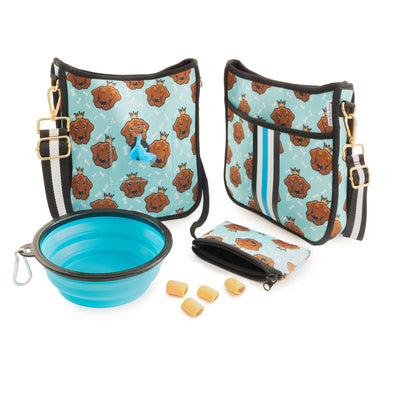 Trendy Dog Mom Dog Walking Bag with Accessories 280mm