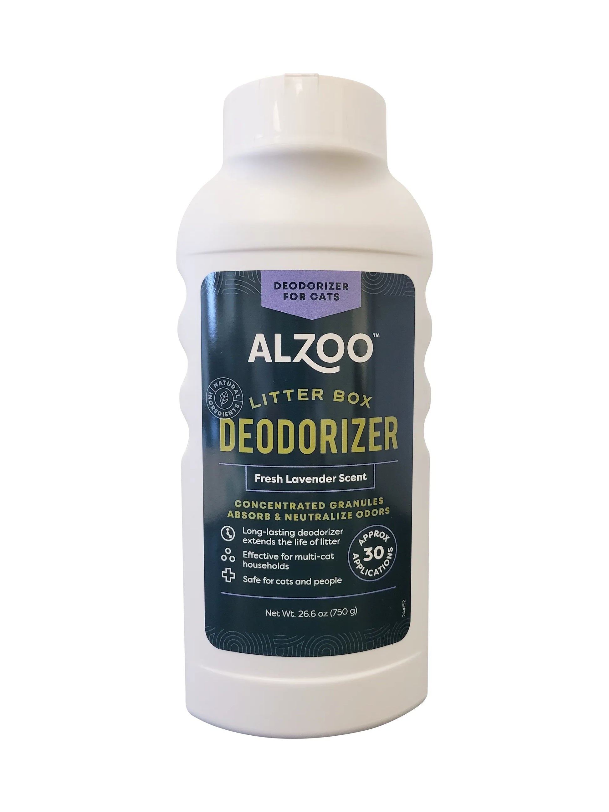 ALZOO Plant-Based Cat Litter Deodorizer Fresh Lavender, 26.6oz - Your Pet Connection