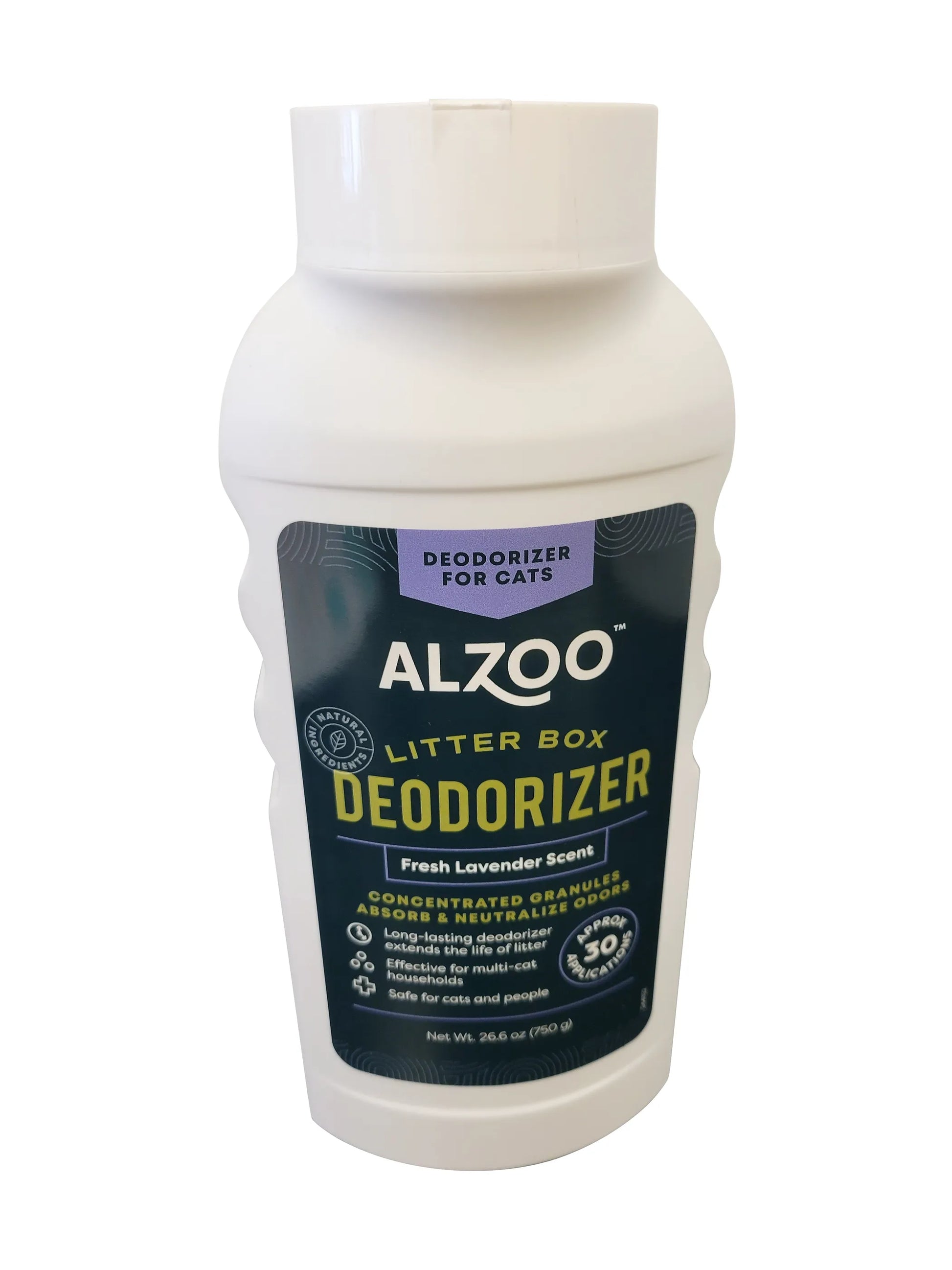 ALZOO Plant-Based Cat Litter Deodorizer Fresh Lavender, 26.6oz - Your Pet Connection