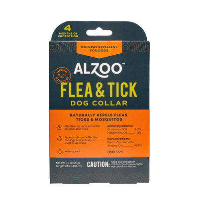 ALZOO Flea & Tick Repellent Collar Medium