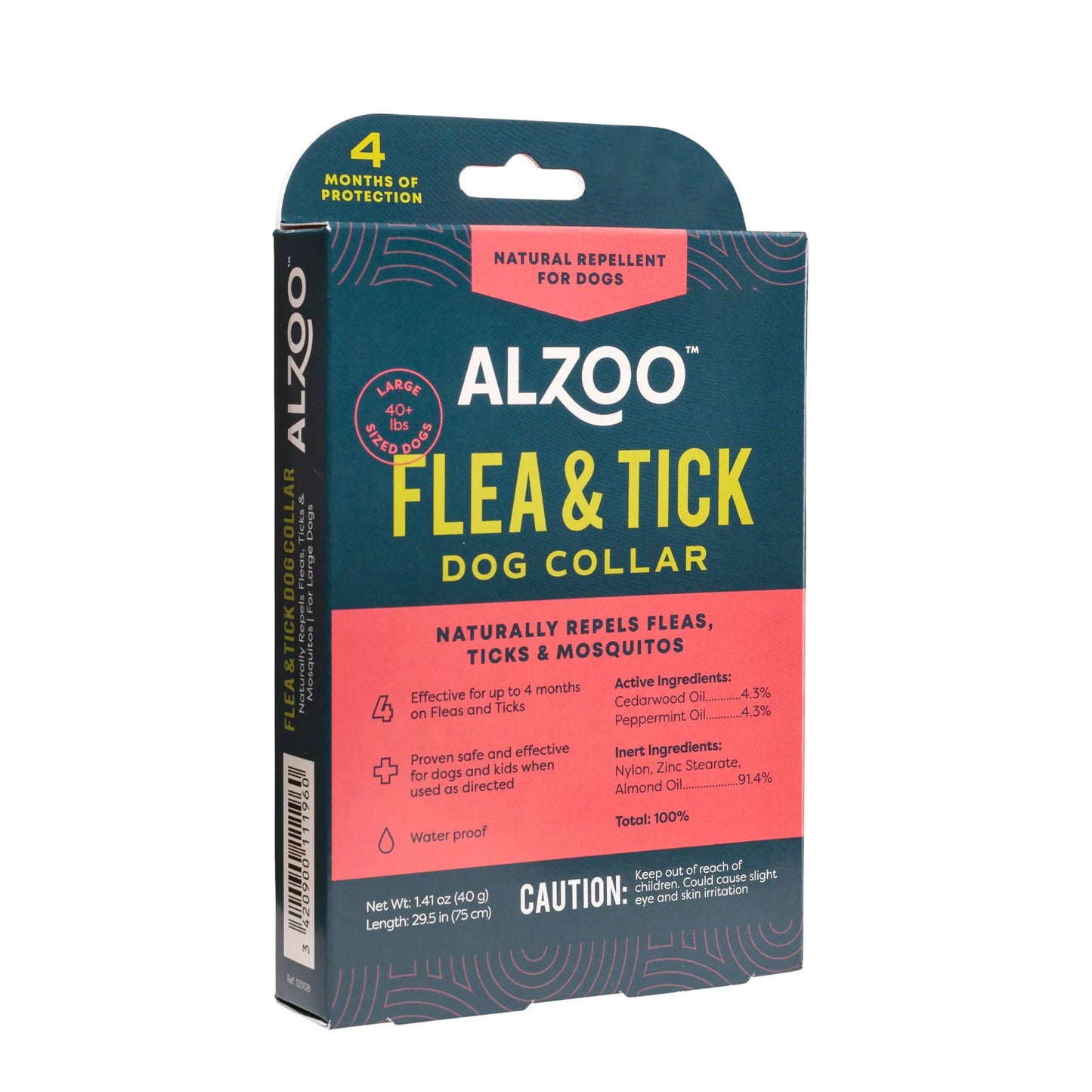 ALZOO Flea & Tick Dog Collar Large