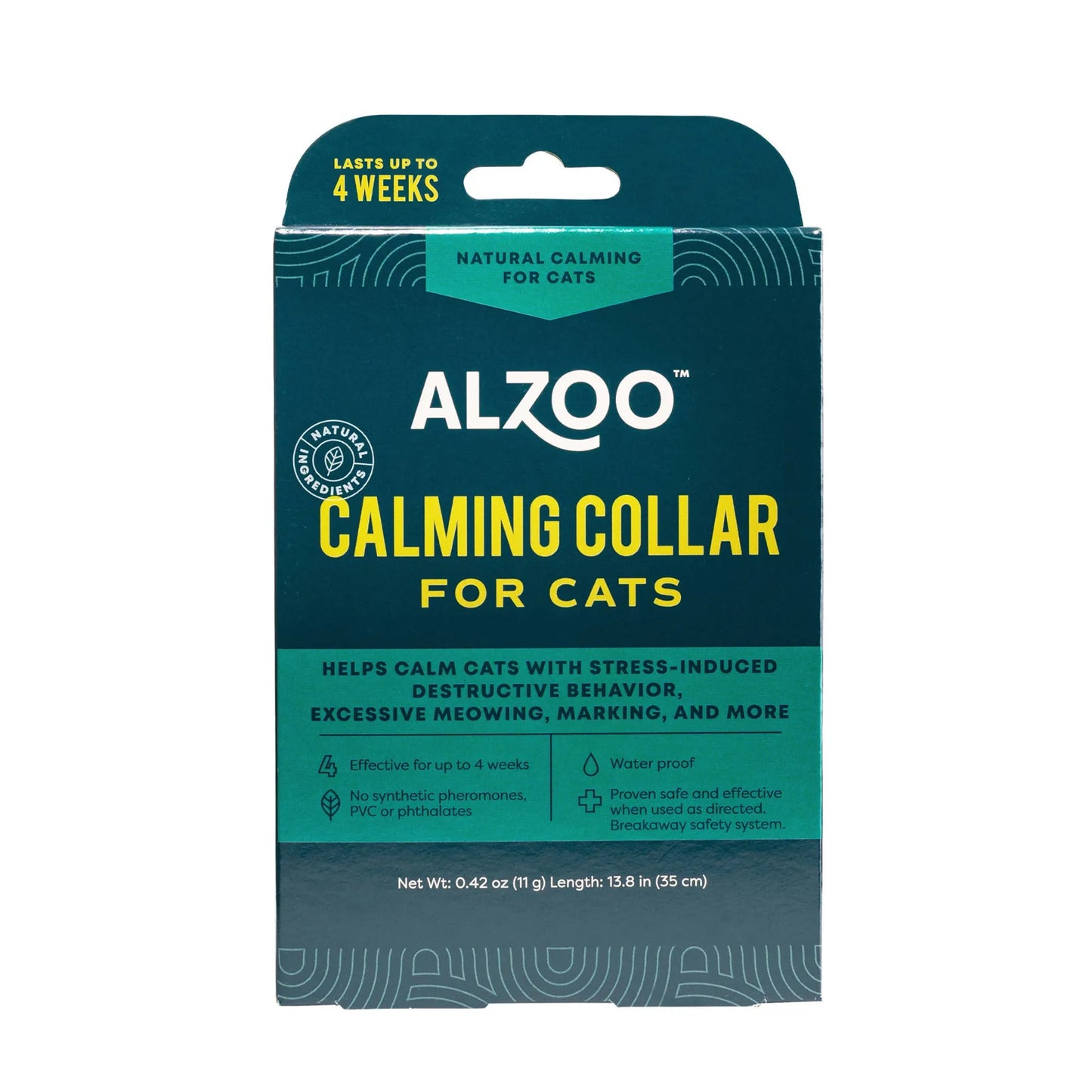 ALZOO Plant-Based Calming Collar for Cats - Your Pet Connection