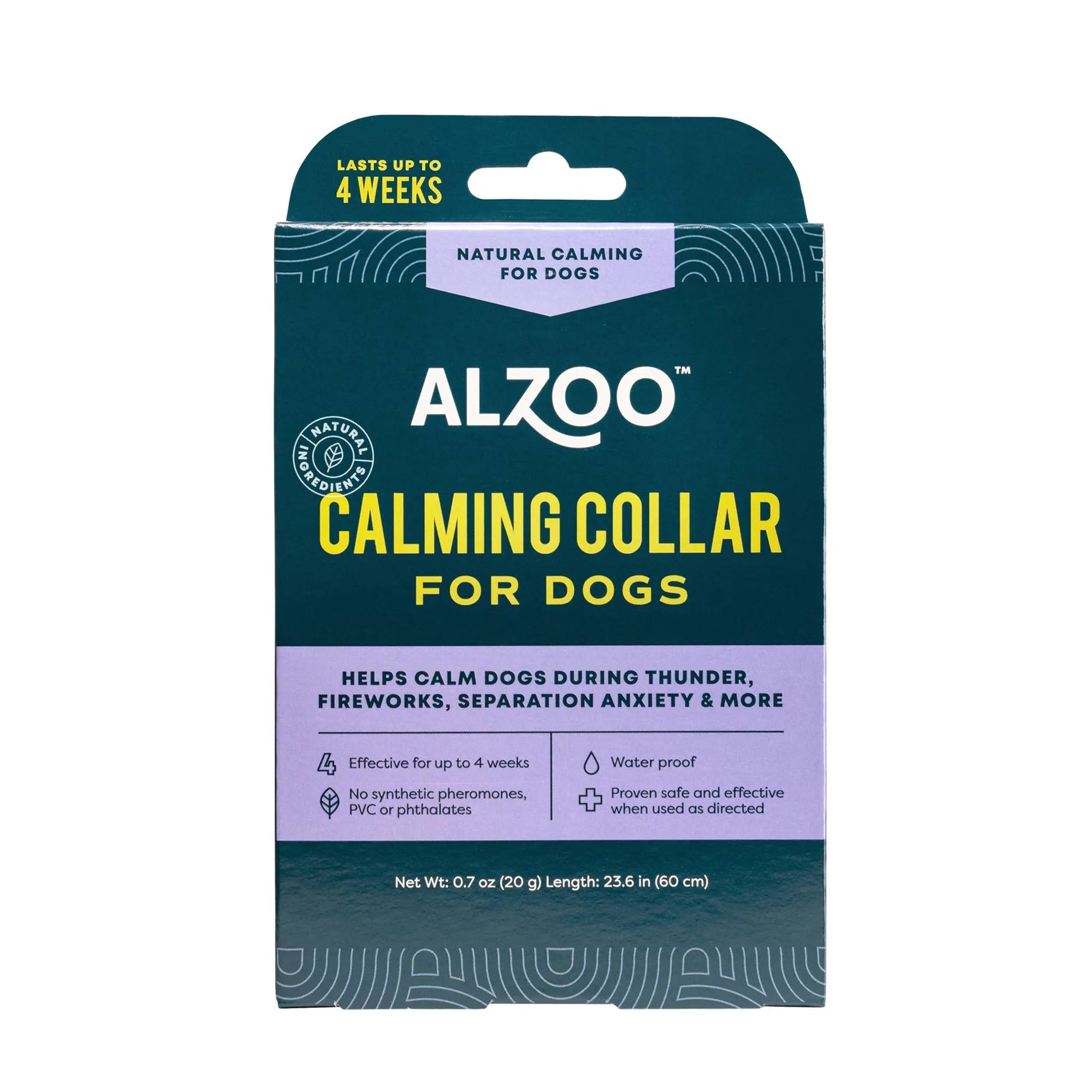 ALZOO Plant-Based Calming Collar for Dogs - Your Pet Connection