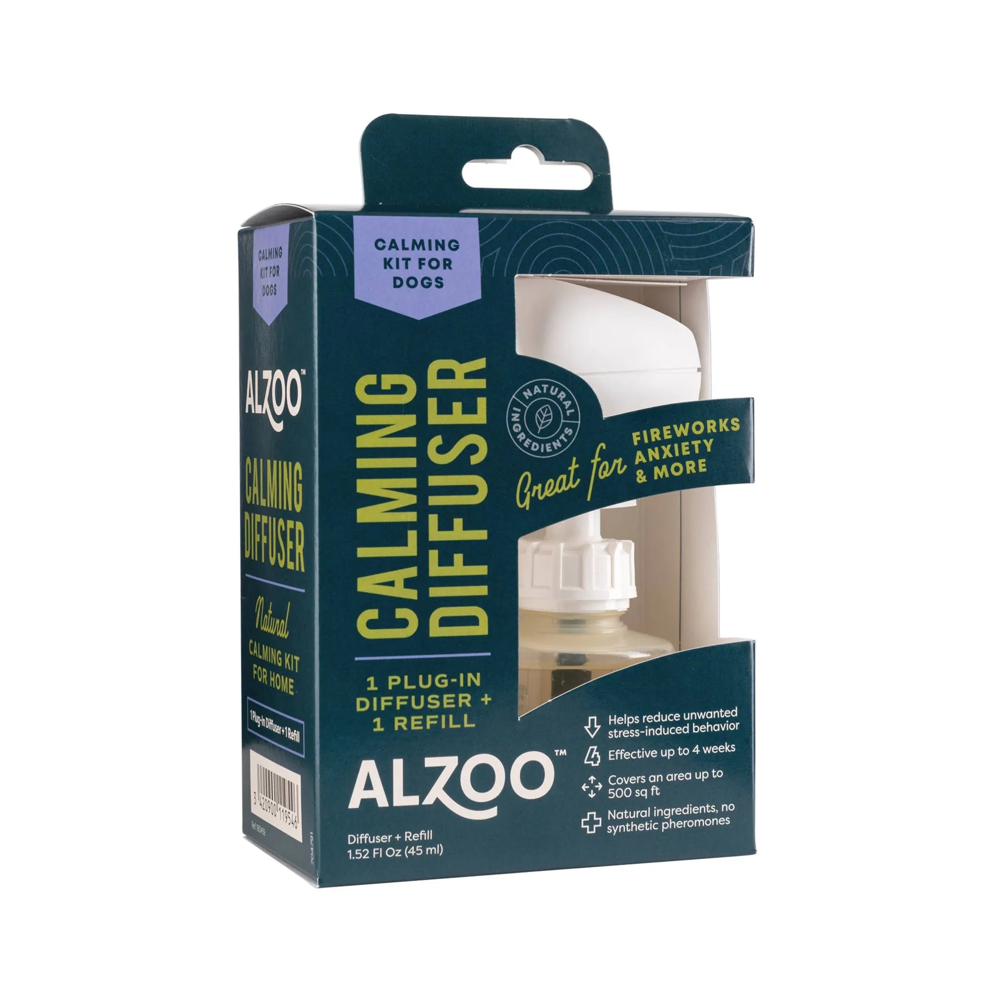 ALZOO Plant-Based Calming Diffuser Plug-in Kit for Dog - Your Pet Connection