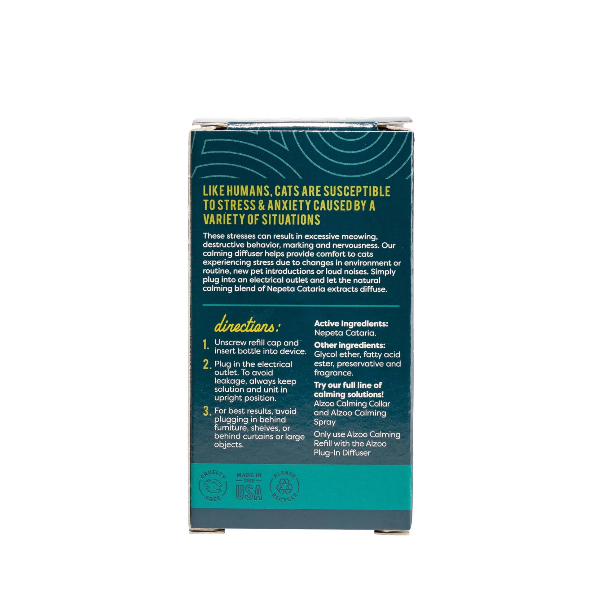 ALZOO Plant-Based Calming Refill Cat - Your Pet Connection