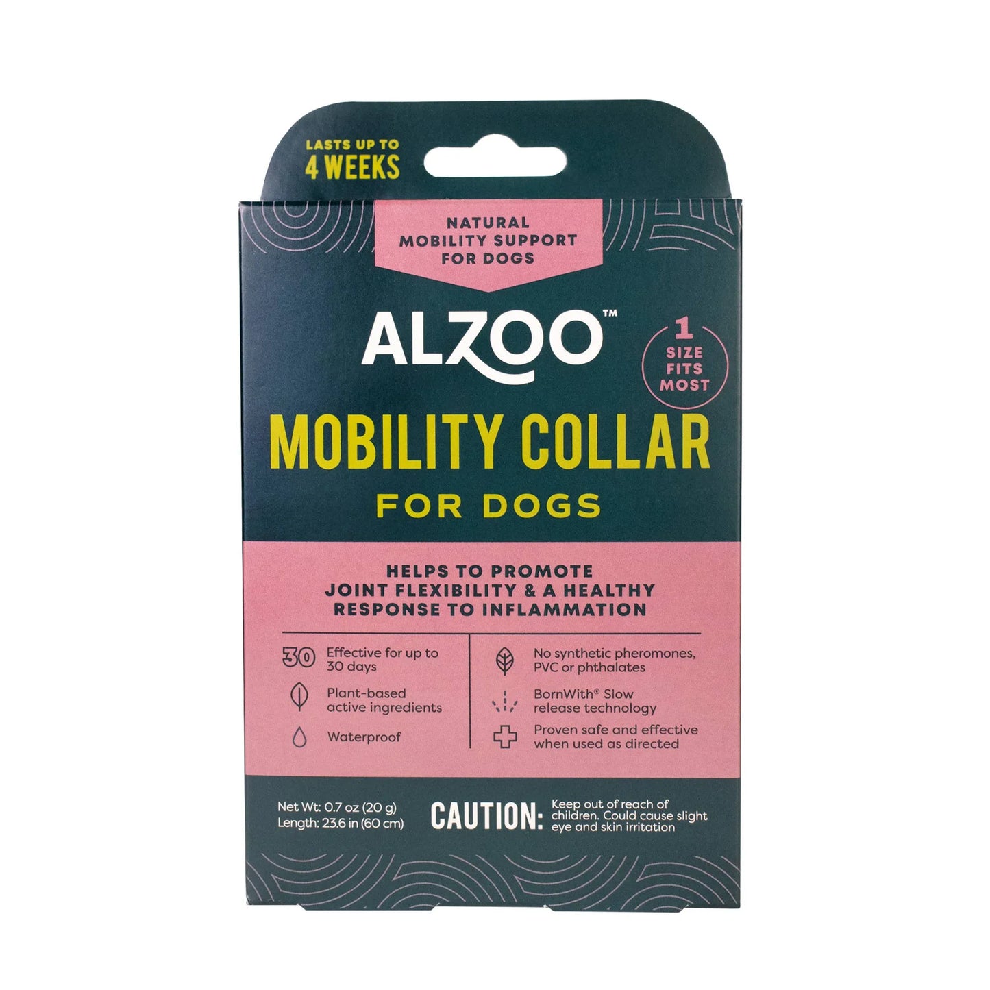 ALZOO Natural Mobility Collar 23.6 in