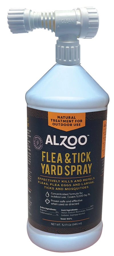 ALZOO Natural Flea & Tick Yard Spray 32oz