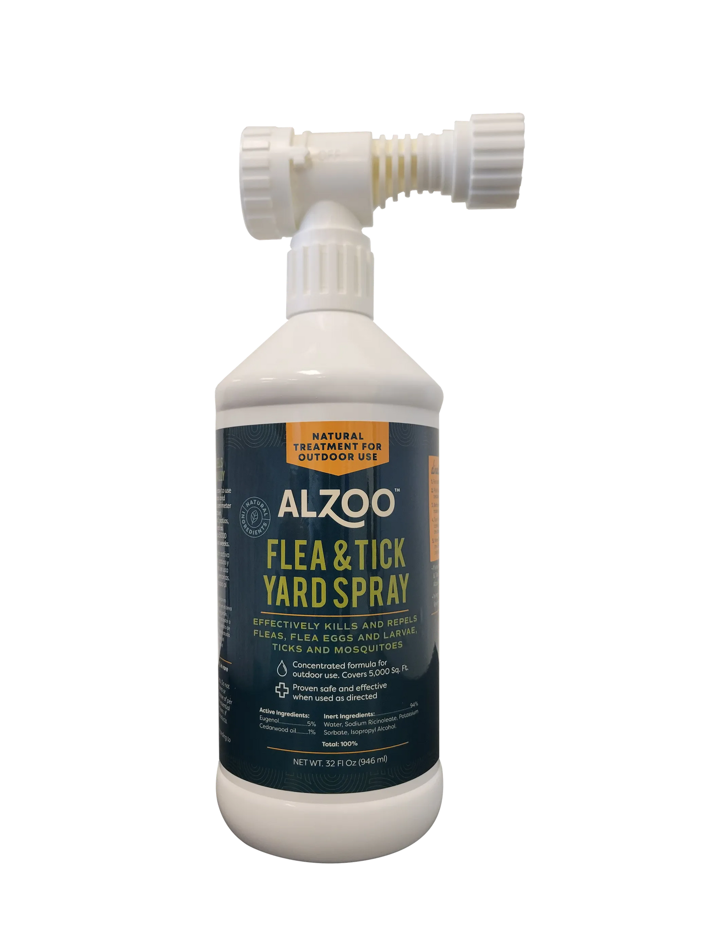 ALZOO Natural Flea & Tick Yard Spray 32oz