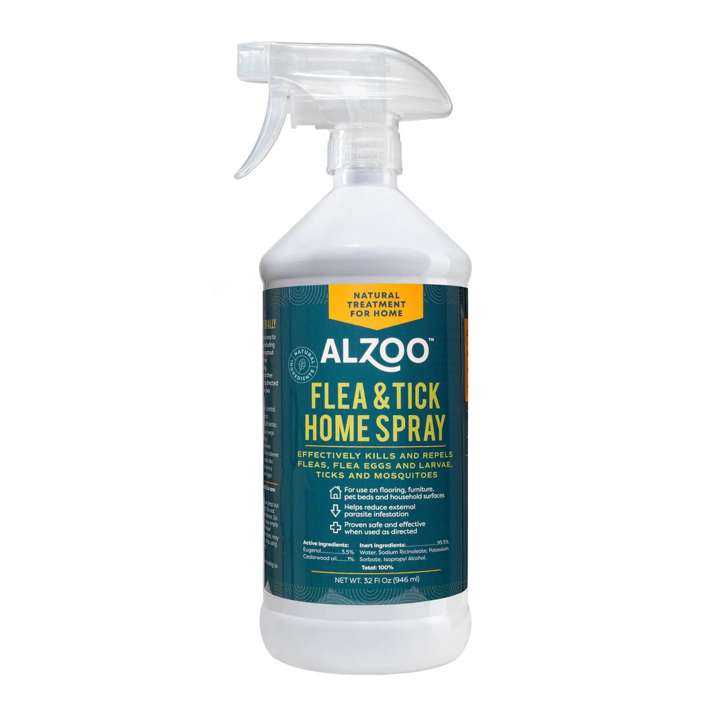 ALZOO Plant-Base Flea & Tick Home Spray, 32oz - Your Pet Connection