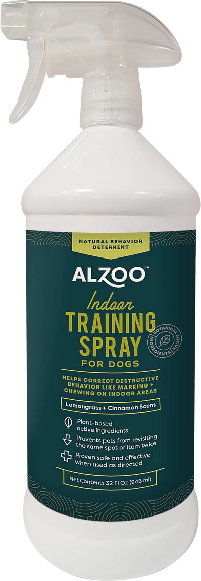 ALZOO Plant-Based Dog/Cat Indoor Training Spray, 32oz - Your Pet Connection