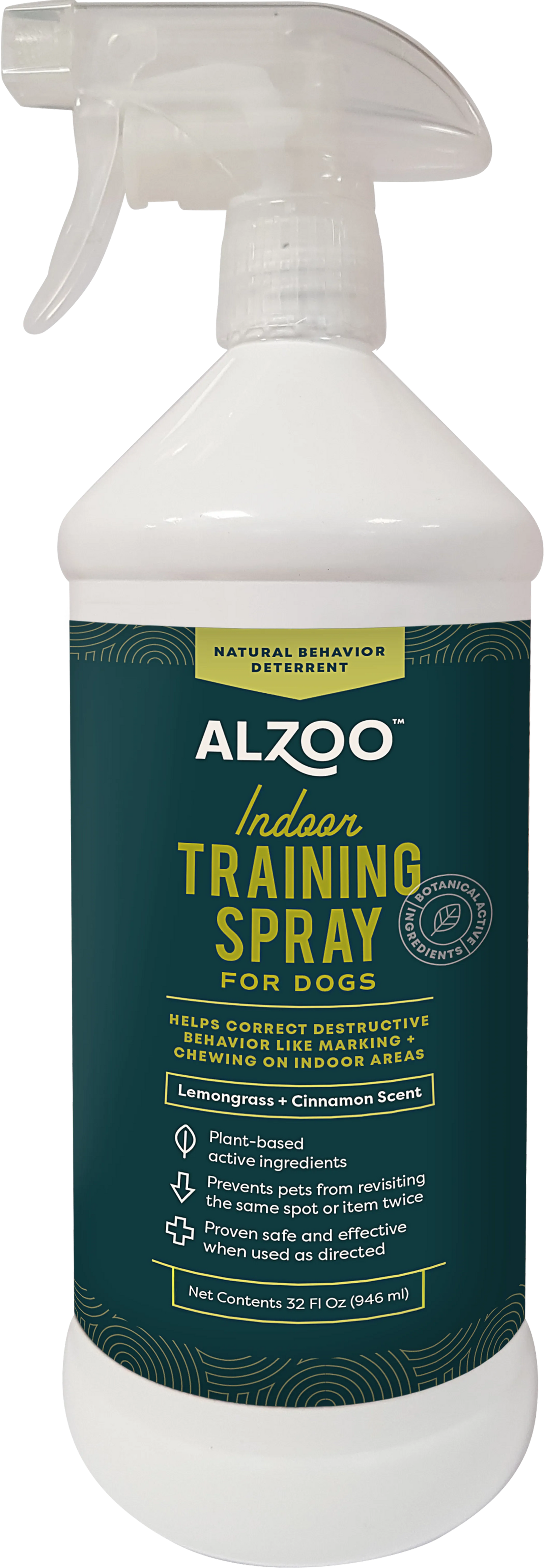 ALZOO Plant-Based Dog/Cat Indoor Training Spray, 32oz - Your Pet Connection