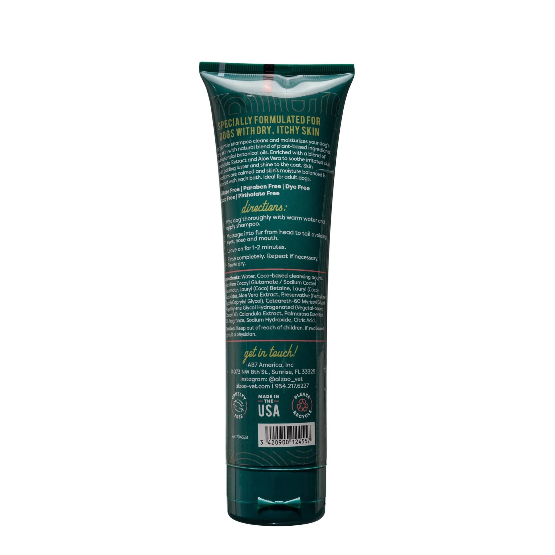 ALZOO Plant-Based Anti-Itch Dog Shampoo, 8oz - Your Pet Connection