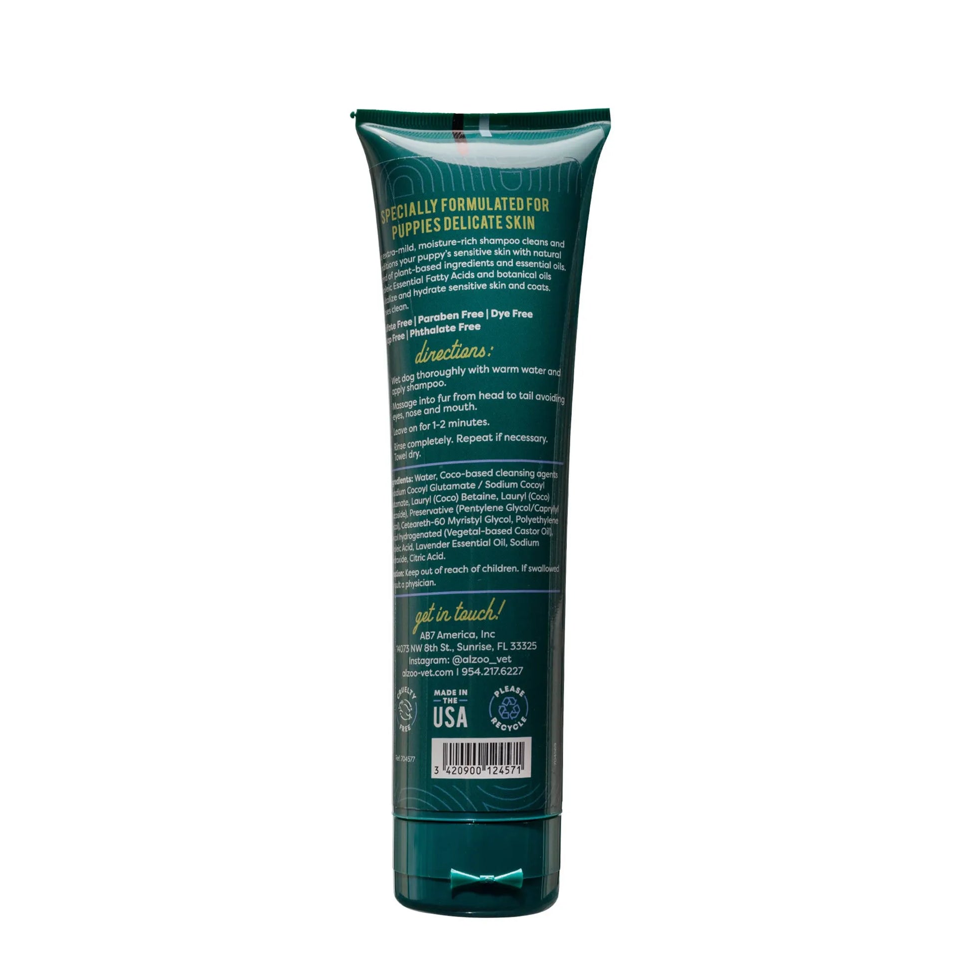 ALZOO Plant-Based Grooming Shampoo for Puppies, 8oz - Your Pet Connection