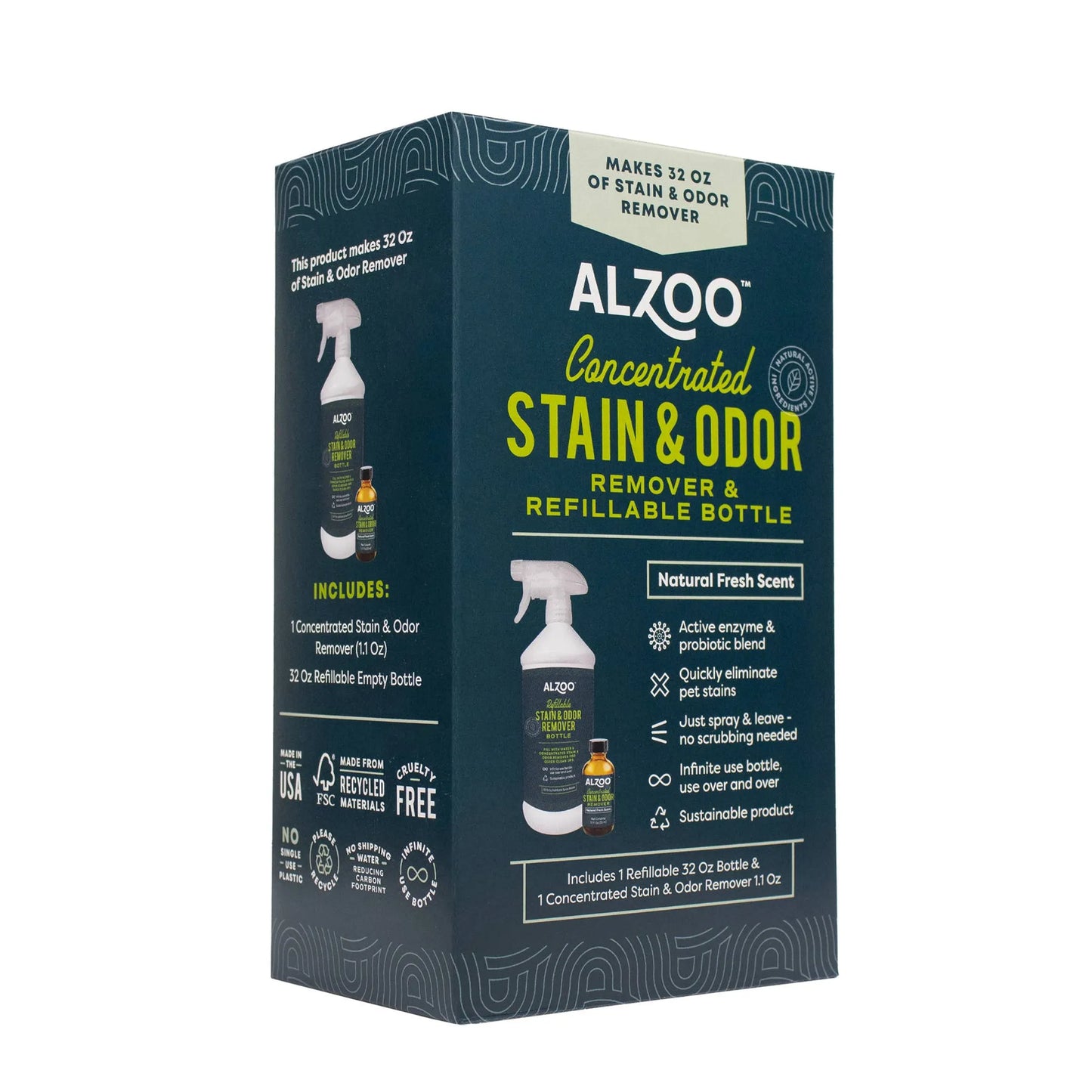 ALZOO Concentrated Shampoo Powder Kit - Your Pet Connection