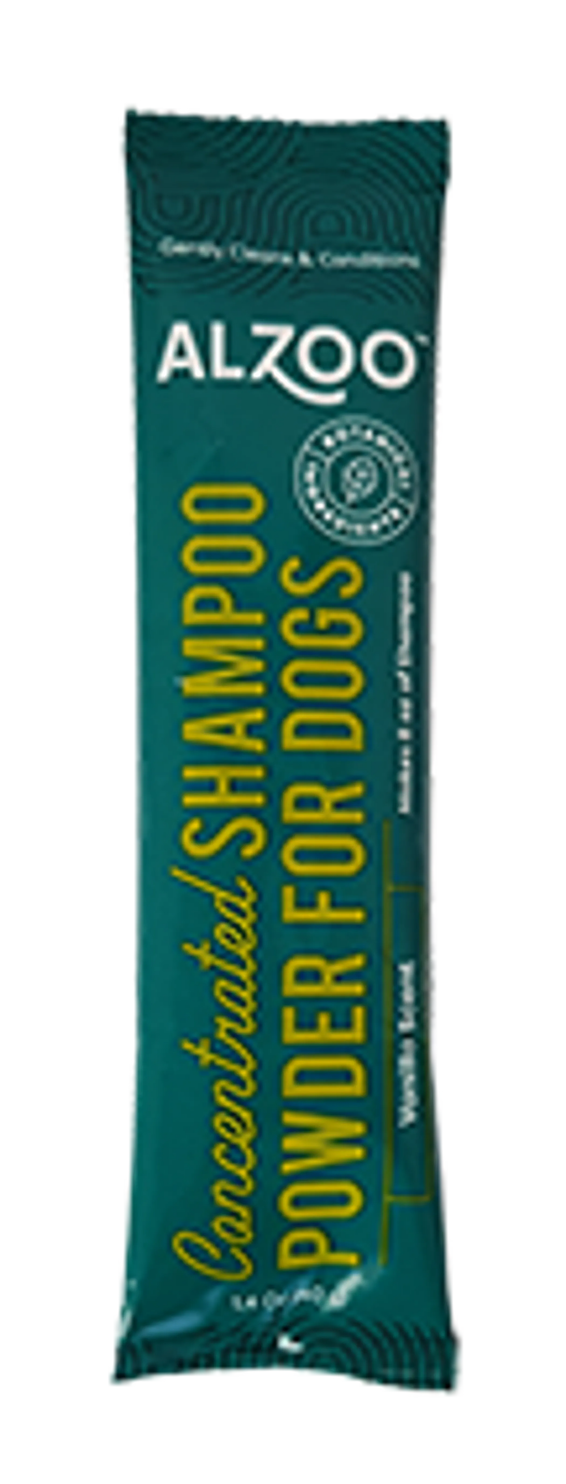 ALZOO Concentrated Shampoo Powder Pouch, Sensitive Skin - Your Pet Connection