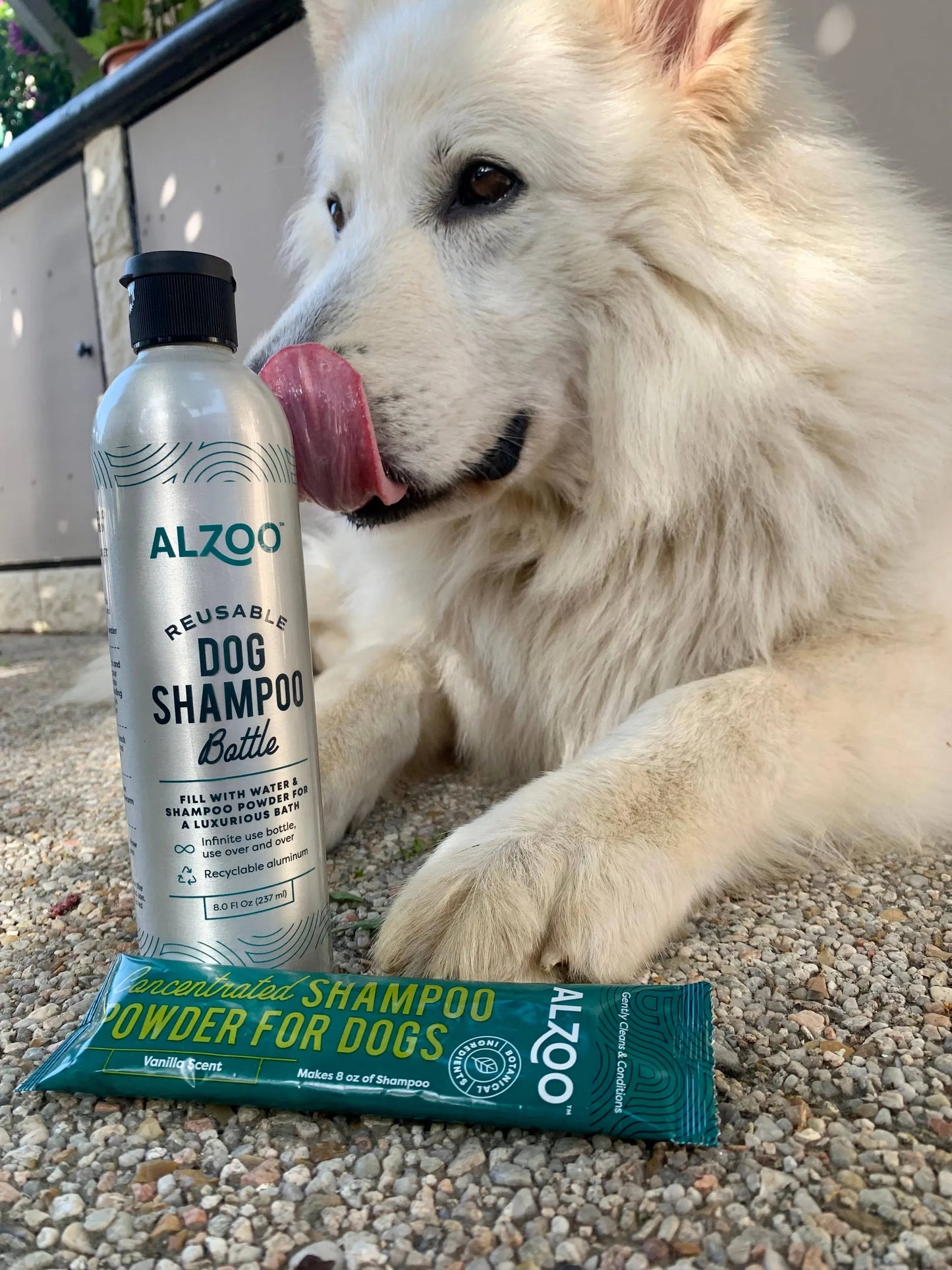 Alzoo Reusabel Aluminum Bottle, 16oz - Your Pet Connection