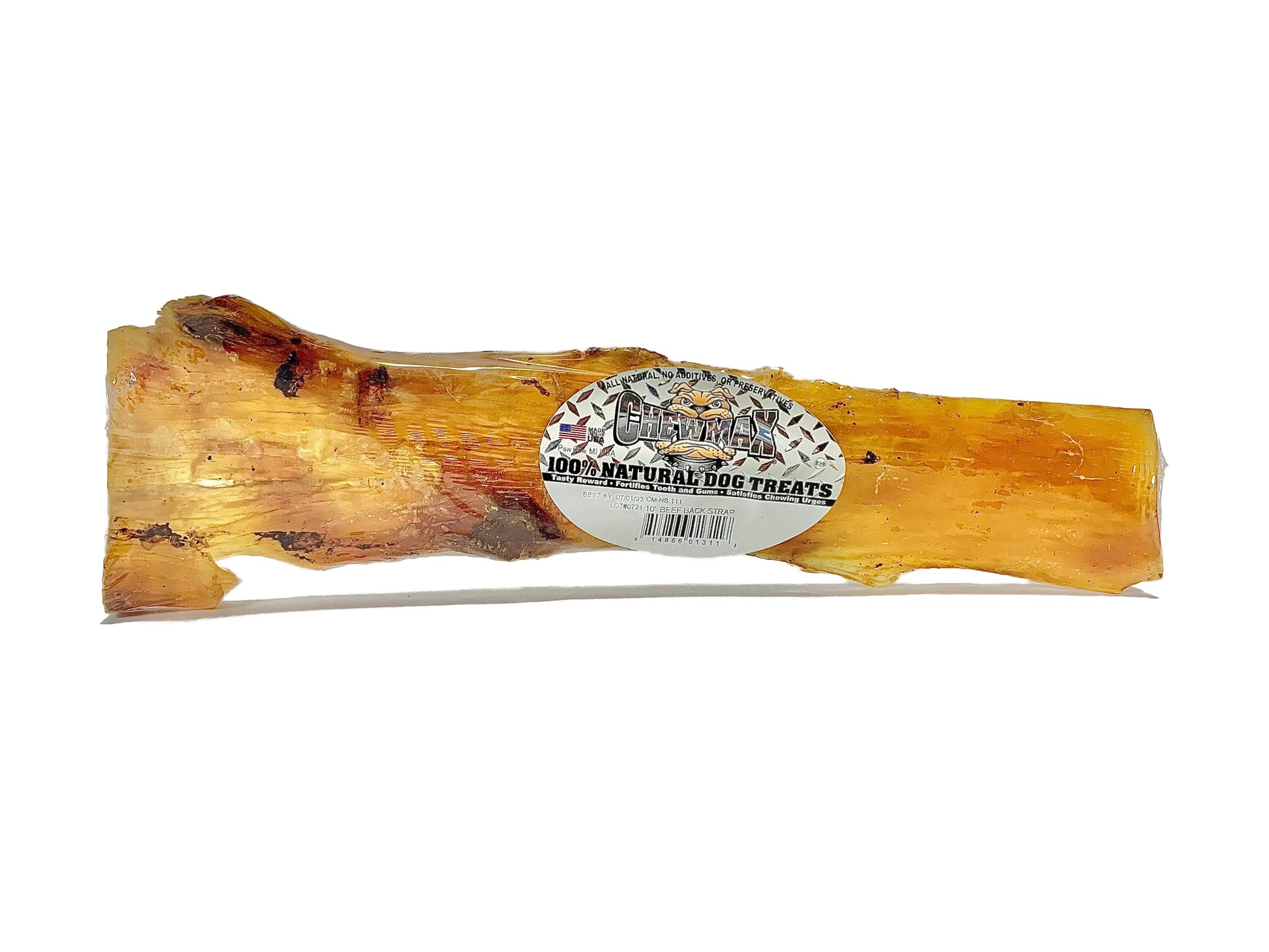 10" Beef Back Strap Dog Bone - Your Pet Connection