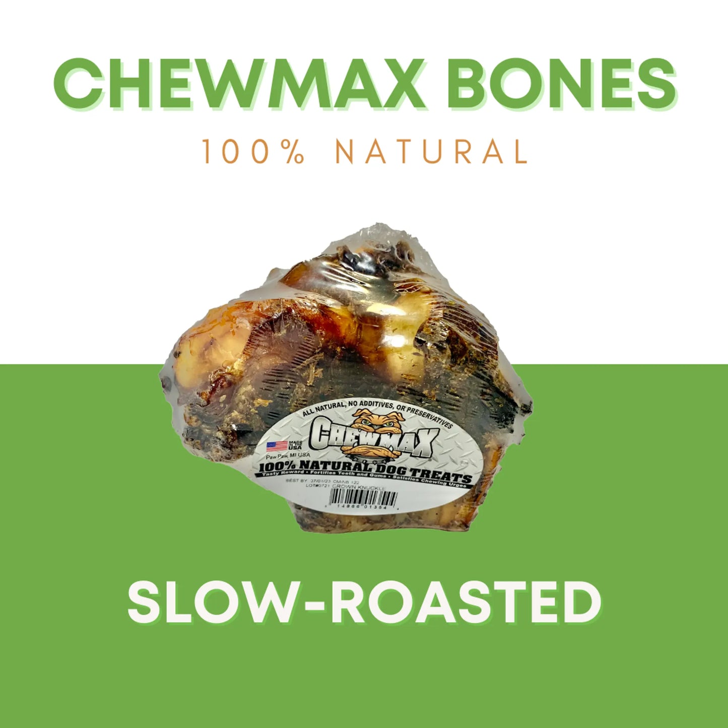 ChewMax Pet Products Crown Knuckle Beef Bone Treat