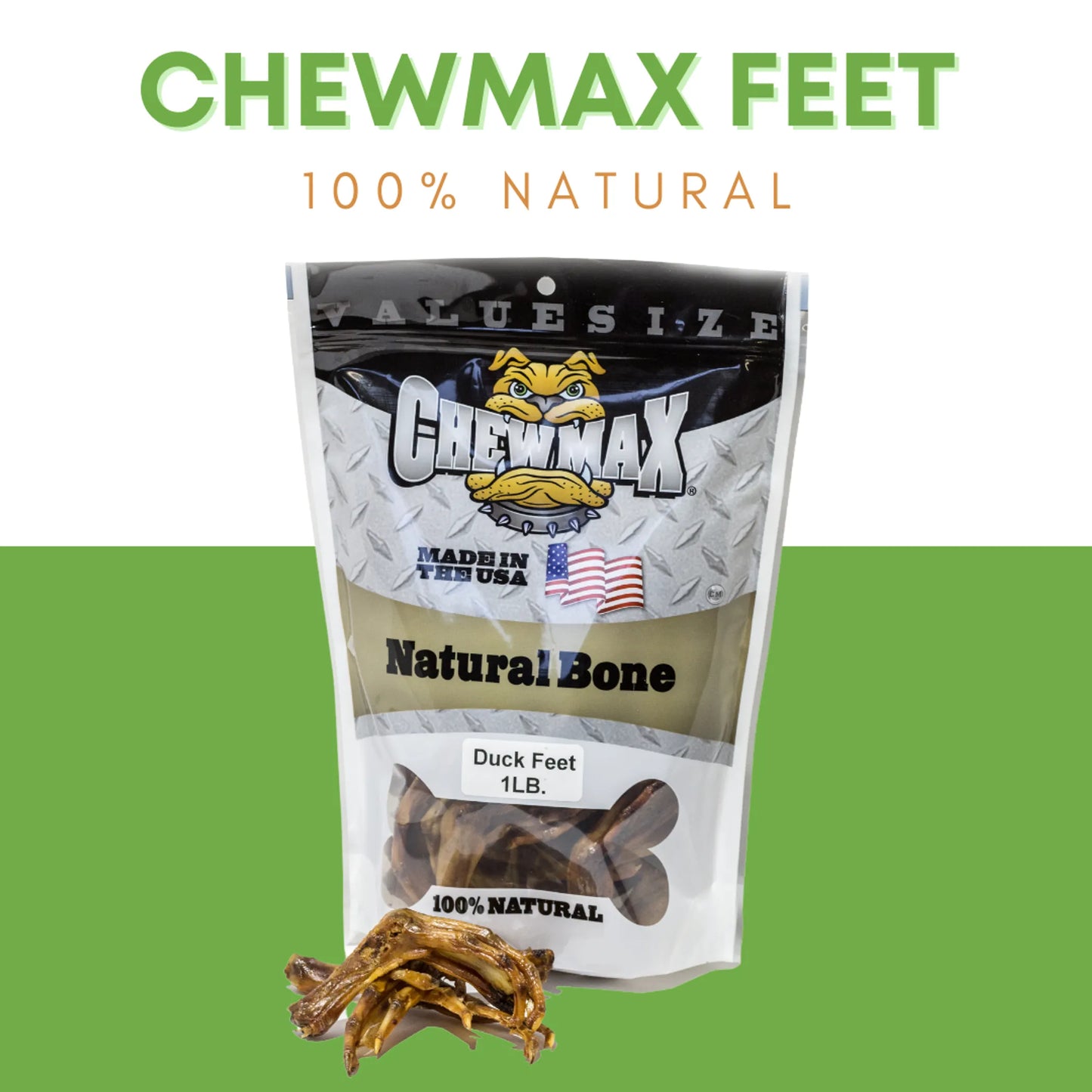 1 LB Bag Duck Feet - Your Pet Connection