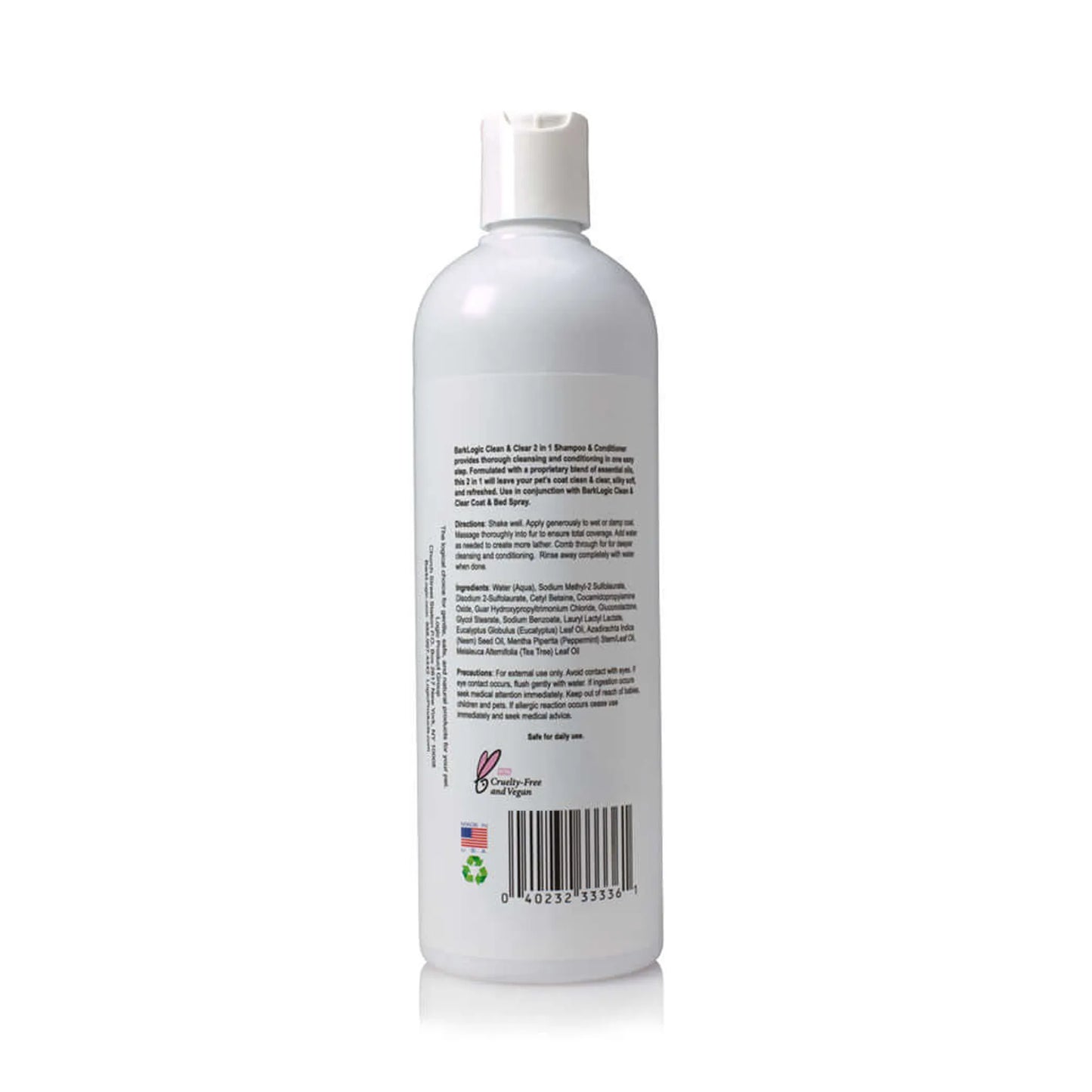BarkLogic Clean & Clear 2 in 1 Shampoo & Conditioner - Your Pet Connection