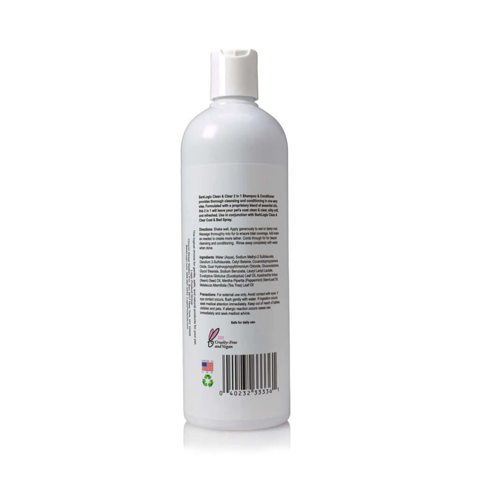 BarkLogic Clean & Clear 2 in 1 Shampoo & Conditioner - Your Pet Connection