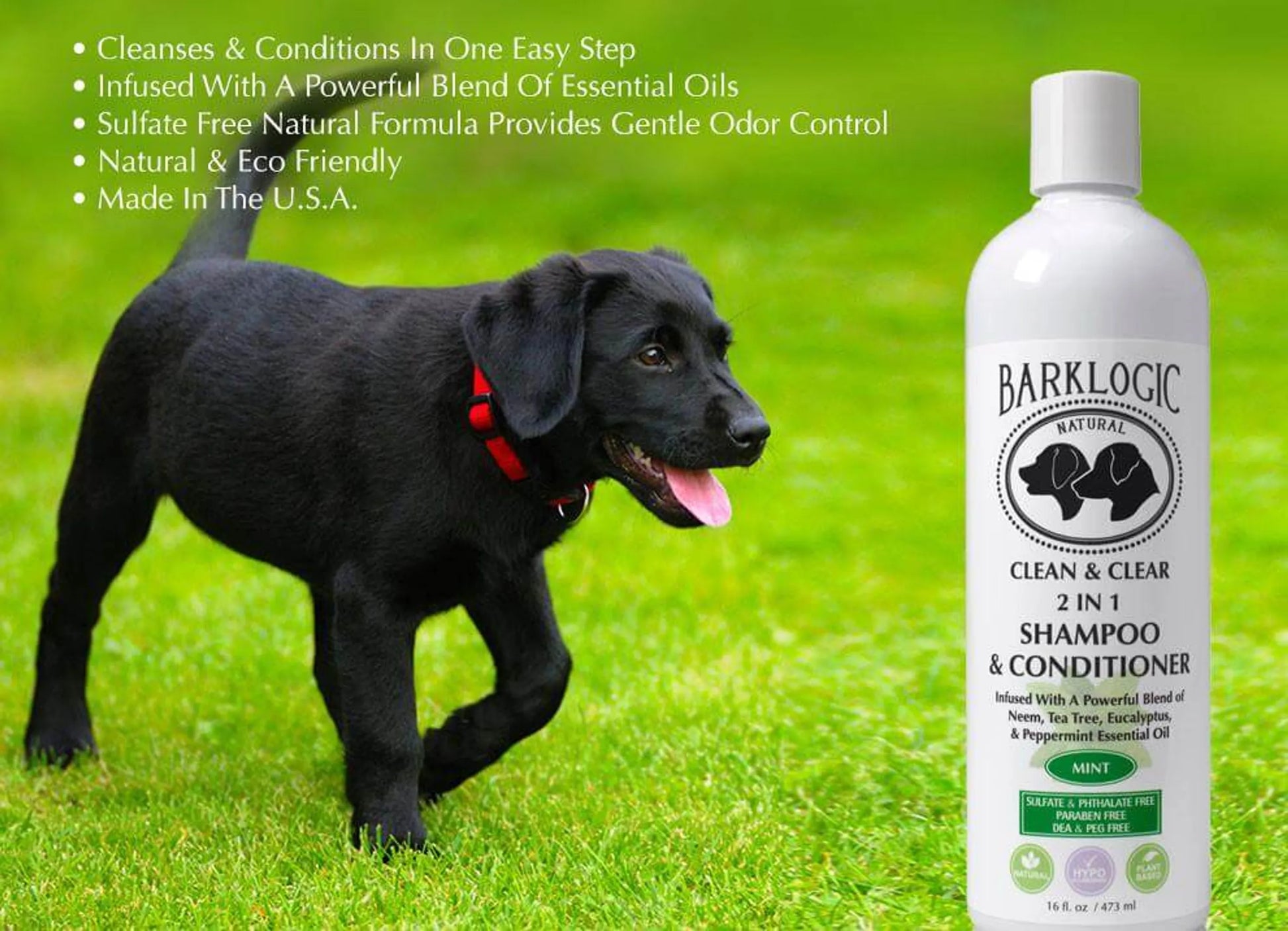 BarkLogic Clean & Clear 2 in 1 Shampoo & Conditioner - Your Pet Connection