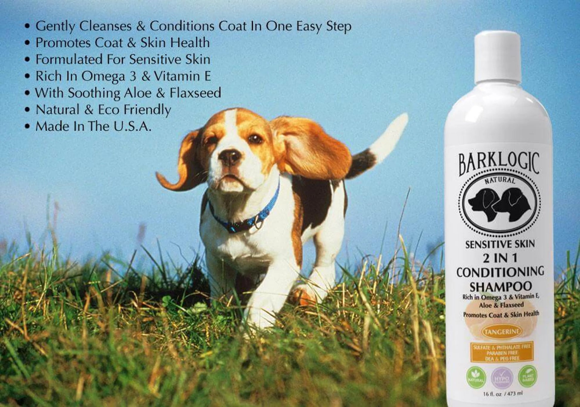 BarkLogic Sensitive Skin 2 in 1 Conditioning Shampoo - Your Pet Connection