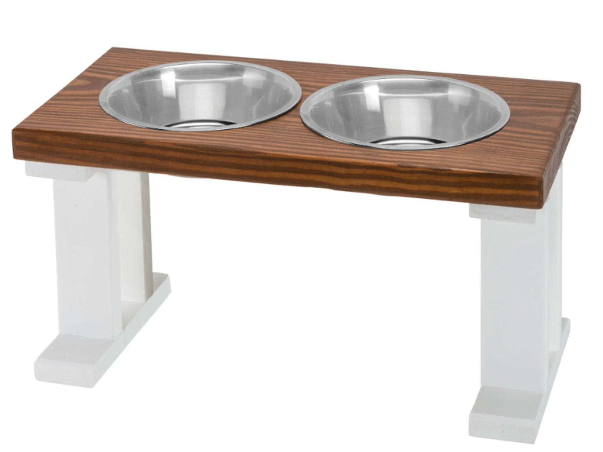 Farmhouse 2 Bowl Elevated Regular Feeder - Your Pet Connection