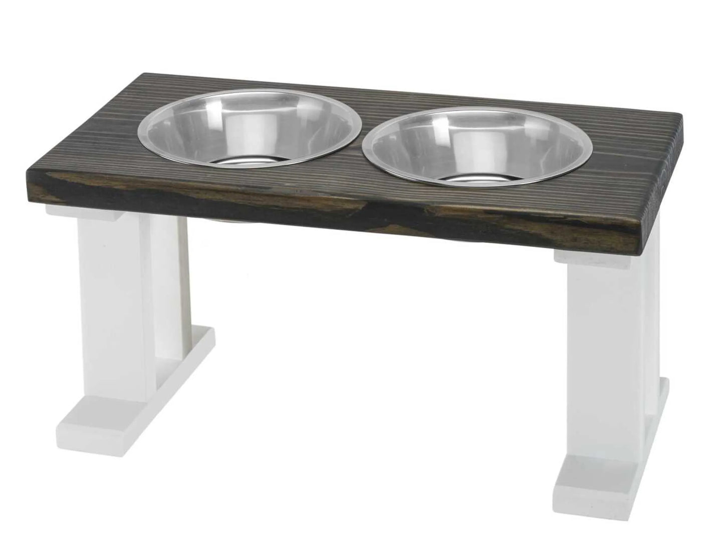 Farmhouse 2 Bowl Elevated Regular Feeder - Your Pet Connection