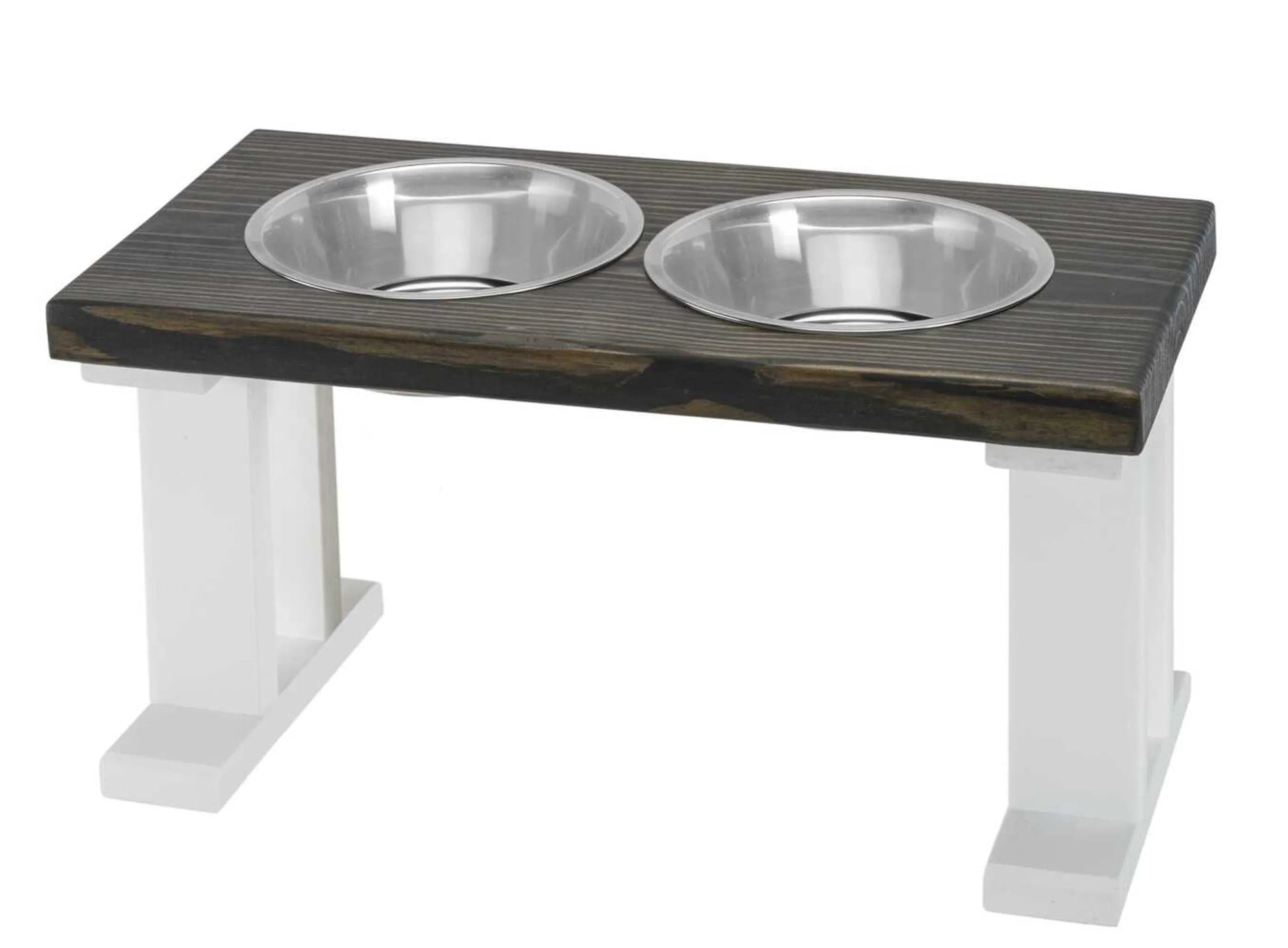 Farmhouse 2 Bowl Elevated Regular Feeder - Your Pet Connection