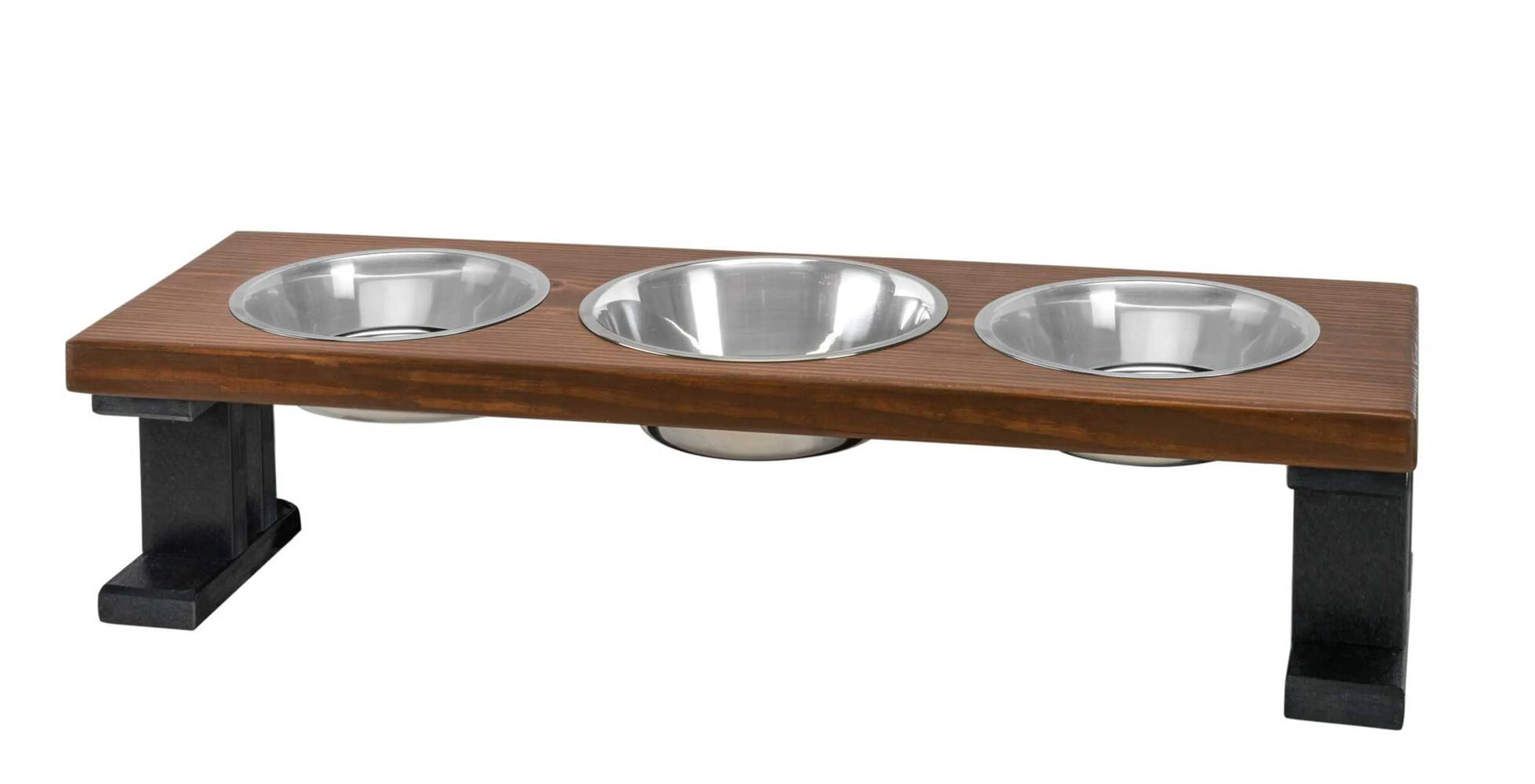 Farmhouse 3 Bowl Elevated Regular Feeder - Your Pet Connection
