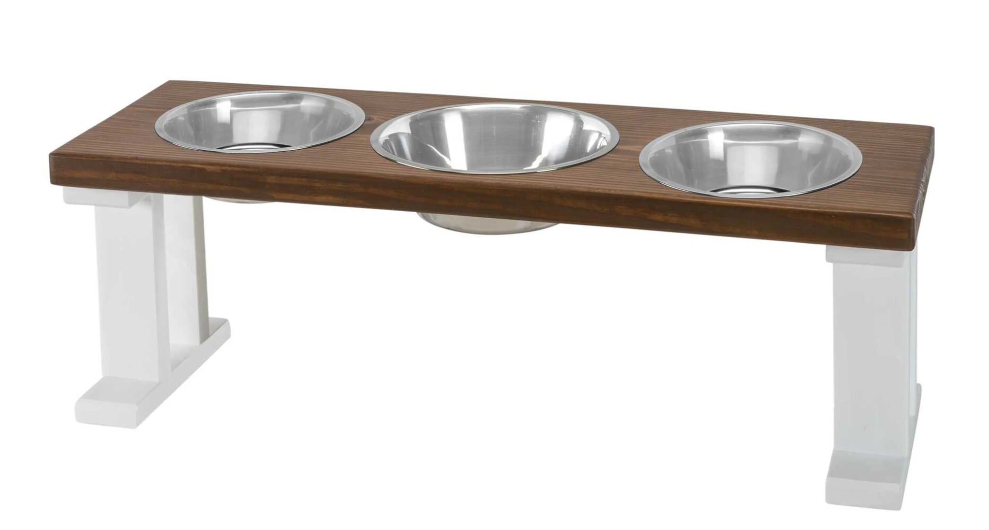 Farmhouse 3 Bowl Elevated Regular Feeder - Your Pet Connection