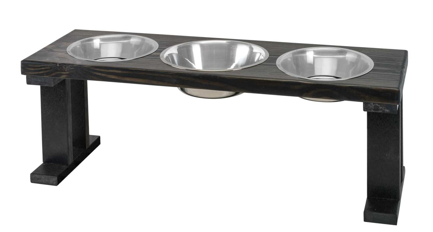 Farmhouse 3 Bowl Elevated Regular Feeder - Your Pet Connection